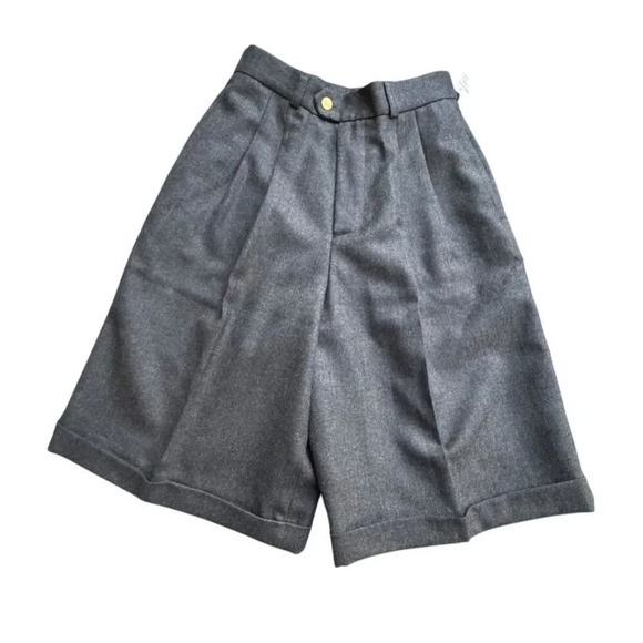 Brooks Brothers womens Gray Wool bermuda Shorts size 6 NWT vintage USA made - Picture 1 of 9
